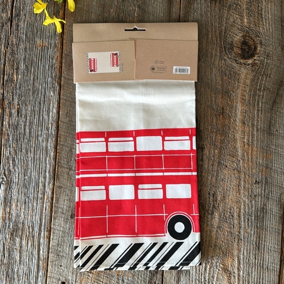 Canvas London Villages Tote Bag & London Red Bus Tea Towel - Picture 6 of 9